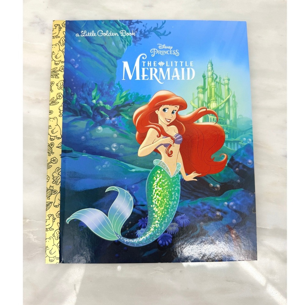 Disney Princess The Little Mermaid A Little Golden Book Hardcover Ariel Story